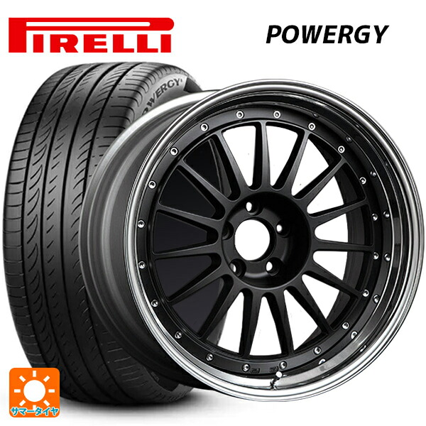 225/45R18 95W XL ピレリ パワジー 正規品 タナベ SSR プロフェッサー TF1 フラットブラック 18-7J 国産車用 サマータイヤホイール4本セット|タイヤホイール専門店コニシタイヤ