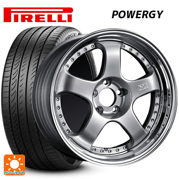 トヨタ GRヤリス(PA系)用 225/40R18 92W XL ピレリ パワジー 正規品 タナベ SSR プロフェッサー SP1 シルバー 新品サマータイヤホイール 4本セット