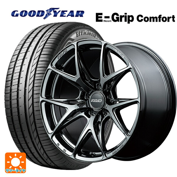 245/35R20 95W XL グッドイヤー エフィシェントグリップ コンフォート レイズ ベルサス VV21S YNJ 20-8.5J 国産車用 サマータイヤホイール4本セット