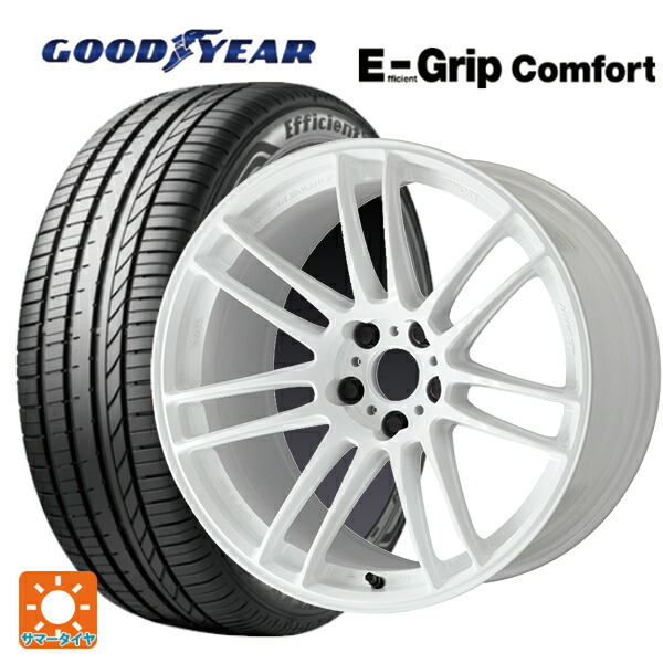 235/35R19 91W XL グッドイヤー エフィシェントグリップ コンフォート ワーク エモーション ZR7 TW 19-8J 国産車用 サマータイヤホイール4本セット