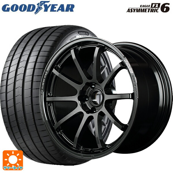 ホンダ シビック タイプR(FL5)用 245/40R18 97Y XL グッドイヤー イーグル F1 アシメトリック6 レイズ グラムライツ 57NR 6NJ 新品サマータイヤホイール 4本セット