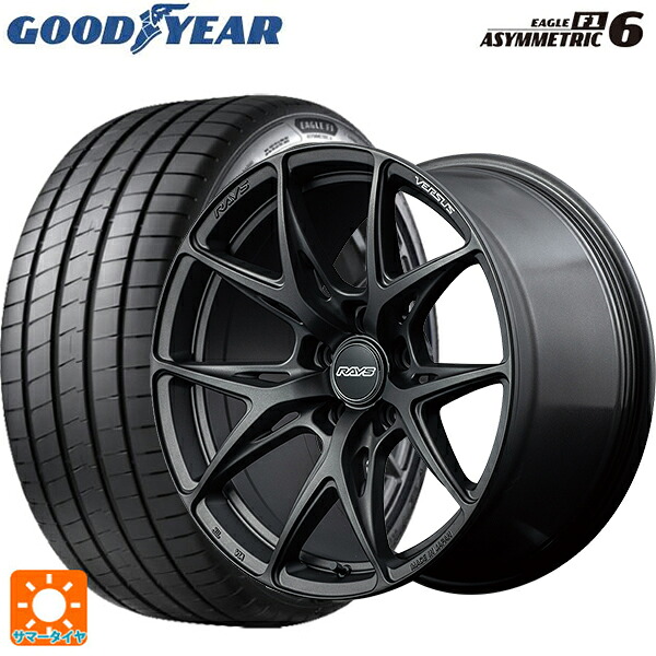 235/60R18 107W XL グッドイヤー イーグル F1 アシメトリック6 レイズ ベルサス VV21S APJ 18-8J 国産車用 サマータイヤホイール4本セット