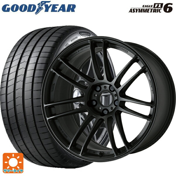 トヨタ プリウス(60系)用 225/45R19 96W XL グッドイヤー イーグル F1 アシメトリック6 ワーク エモーション ZR7 MBL 新品サマータイヤホイール 4本セット｜タイヤホイール専門店コニシタイヤ