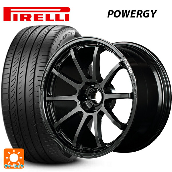 スバル レヴォーグ(VN系)用 215/50R17 95W XL ピレリ パワジー 正規品 レイズ グラムライツ 57NR 6NJ 新品サマータイヤホイール 4本セット