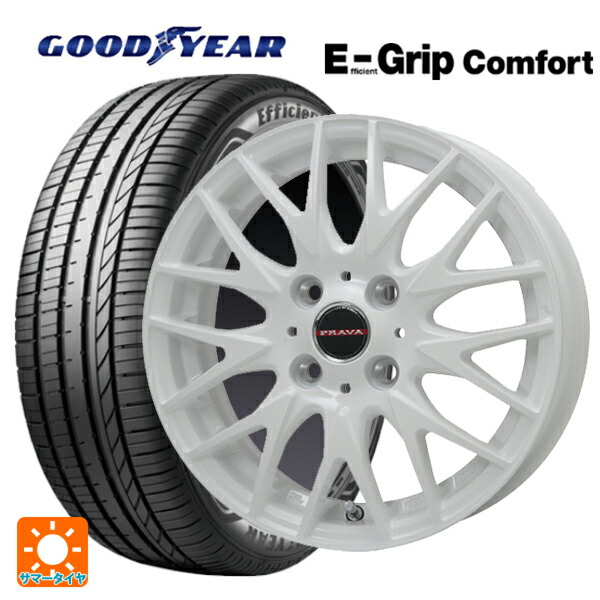 165/50R15 73V グッドイヤー エフィシェントグリップ コンフォート ビックウェイ レイシーン プラバ 9M Jr2 WH 15-4.5J 国産車用 サマータイヤホイール4本セット｜タイヤホイール専門店コニシタイヤ