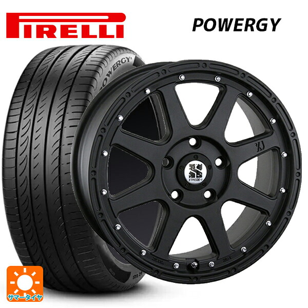195/60R16 89H ピレリ パワジー 正規品 エムエルジェイ エクストリームJ Flat Black 16-7J 国産車用 サマータイヤホイール4本セット｜タイヤホイール専門店コニシタイヤ