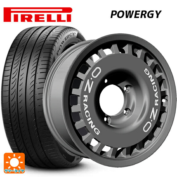 215/65R16 98H ピレリ パワジー 正規品 オーゼット レーシング ラリーレーシング 4×4 ダークグラファイト 16-5.5J 国産車用 サマータイヤホイール4本セット