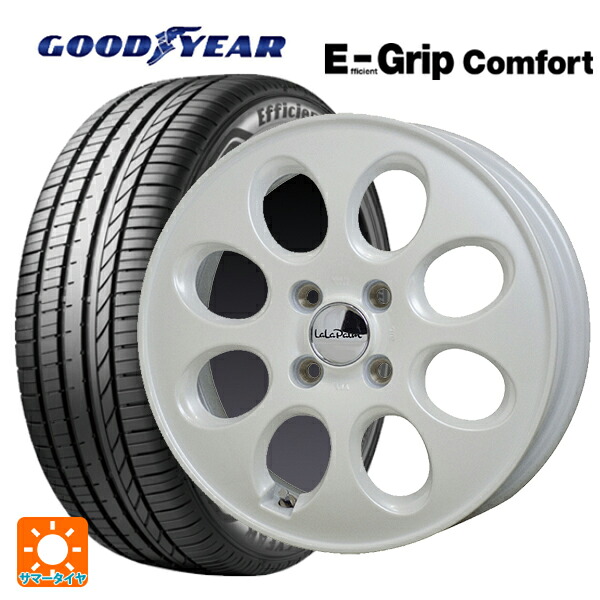 165/55R14 72V グッドイヤー エフィシェントグリップ コンフォート ホットスタッフ ララパーム オーバル PW 14-4.5J 国産車用 サマータイヤホイール4本セット