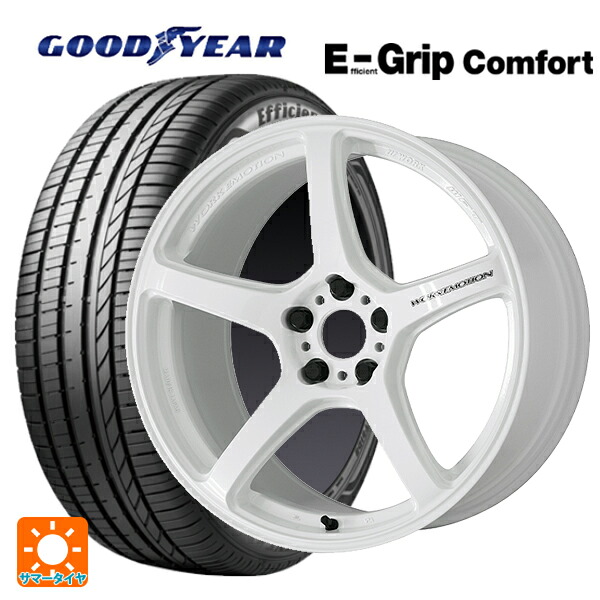 225/55R17 97W グッドイヤー エフィシェントグリップ コンフォート ワーク エモーション T5R ICW 17-7J 国産車用 サマータイヤホイール4本セット