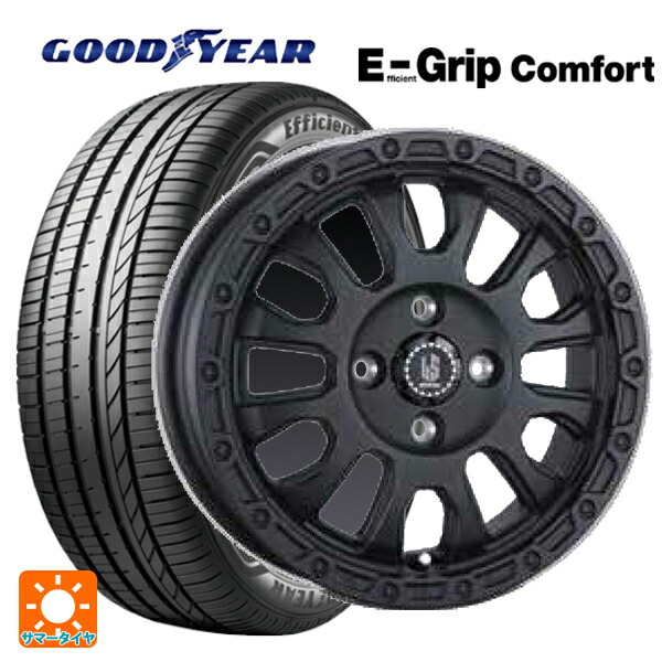 155/65R14 75H グッドイヤー エフィシェントグリップ コンフォート 阿部商会 ラ･ストラーダ アベンチュラ WB 14-4.5J 国産車用 サマータイヤホイール4本セット
