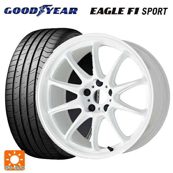 2023年製 235/45R17 94W グッドイヤー イーグルF1 スポーツ # ワーク エモーション ZR10 AZW 17-8J 国産車用 サマータイヤホイール4本セット 109,770円