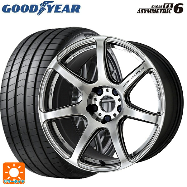 235/50R18 101W XL グッドイヤー イーグル F1 アシメトリック6 ワーク エモーション T7R GTS 18-8.5J 国産車用 サマータイヤホイール4本セット|タイヤホイール専門店コニシタイヤ