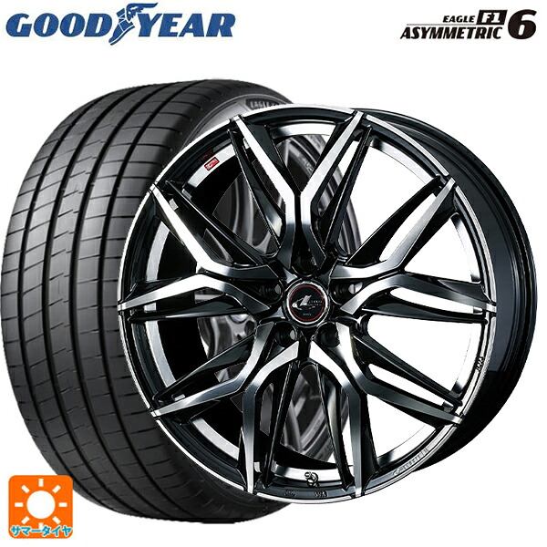 235/55R20 105W XL グッドイヤー イーグル F1 アシメトリック6 ウェッズ レオニス LM PBMC 20-8.5J 国産車用 サマータイヤホイール4本セット 157,940円