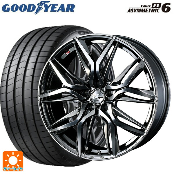トヨタ GRヤリス(PA系)用 255/35R18 94Y XL グッドイヤー イーグル F1 アシメトリック6 ウェッズ レオニス LM BMCMC 新品サマータイヤホイール 4本セット