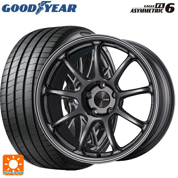 トヨタ カローラ スポーツ(210系)用 215/45R17 91Y XL グッドイヤー イーグル F1 アシメトリック6 エンケイ パフォーマンスライン PF09 DS 新品サマータイヤホイール 4本セット