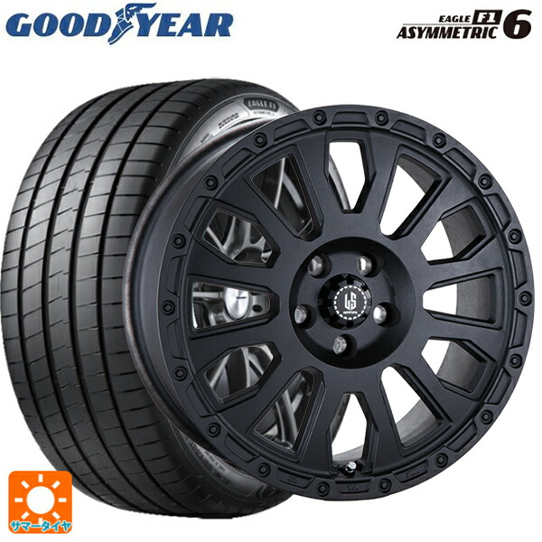 225/55R17 97Y グッドイヤー イーグル F1 アシメトリック6 阿部商会 ラ･ストラーダ アベンチュラ WB 17-7J 国産車用 サマータイヤホイール4本セット