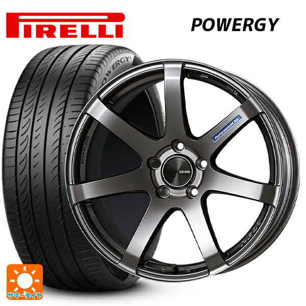 トヨタ プリウス(60系)用 195/60R17 90H ピレリ パワジー 正規品 エンケイ パフォーマンスライン PF07 DS 新品サマータイヤホイール 4本セット｜タイヤホイール専門店コニシタイヤ