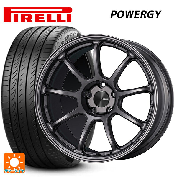 マツダ CX-80(KL5/KL3系)用 235/60R18 107V XL ピレリ パワジー 正規品 エンケイ パフォーマンスライン PF09 DS 新品サマータイヤホイール 4本セット