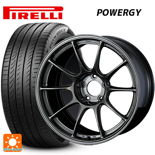 225/40R19 93Y XL ピレリ パワジー 正規品 ウェッズ ウェッズスポーツ TC105X フォージド EJ-TITAN 19-8.5J 国産車用 サマータイヤホイール4本セット