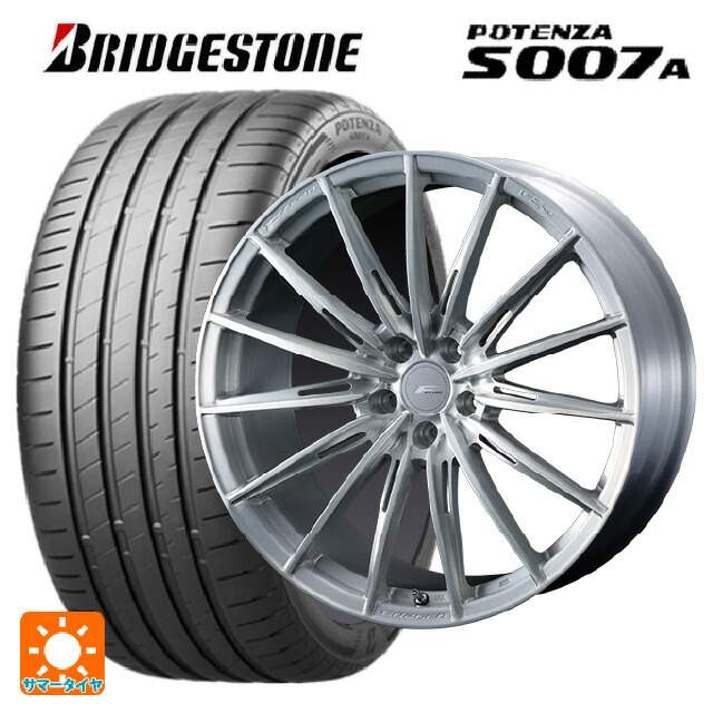 トヨタ GRヤリス(PA系)用 255/35R18 94Y XL ブリヂストン ポテンザ S007A 正規品 ウェッズ エフゼロ FZ-4 BRUSHED 新品サマータイヤホイール 4本セット|タイヤホイール専門店コニシタイヤ