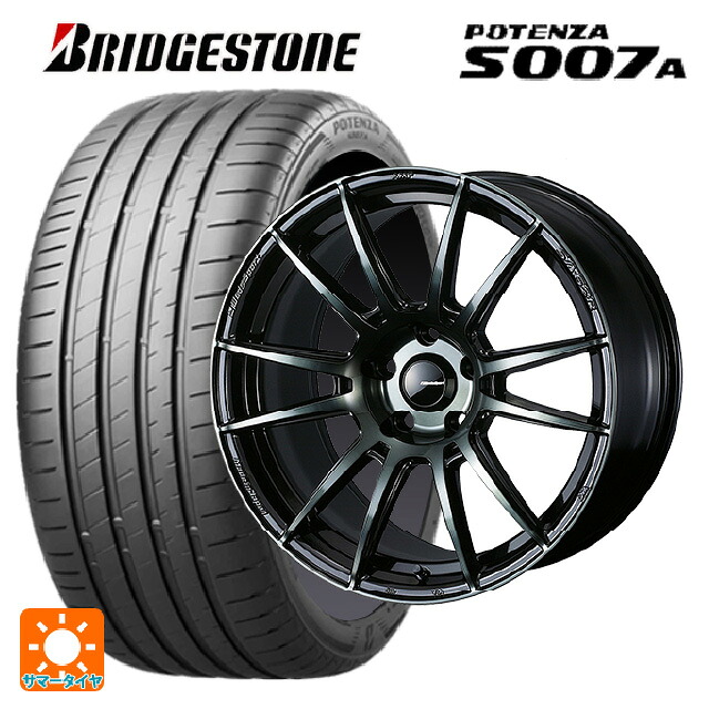 トヨタ ヴォクシー(90系)用 215/45R18 93Y XL ブリヂストン ポテンザ S007A 正規品 ウェッズ ウェッズスポーツ SA62R WBC 新品サマータイヤホイール 4本セット｜タイヤホイール専門店コニシタイヤ