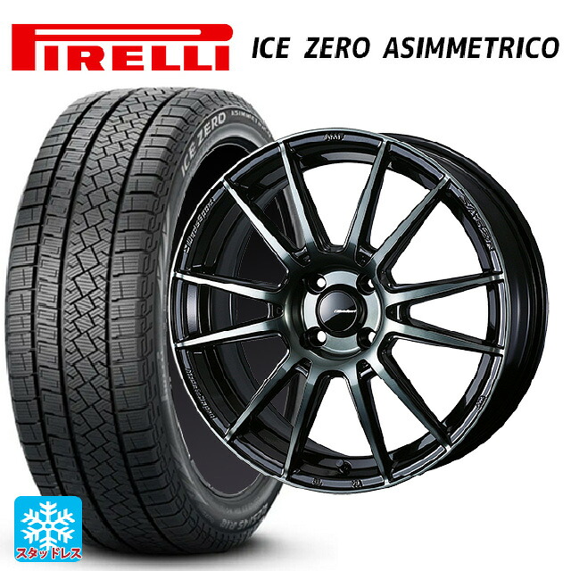 185/65R15 92T XL ピレリ アイスゼロ アシンメトリコ 正規品 # ウェッズ ウェッズスポーツ SA62R WBC 15-6J 国産車用 スタッドレスタイヤホイール4本セット｜タイヤホイール専門店コニシタイヤ