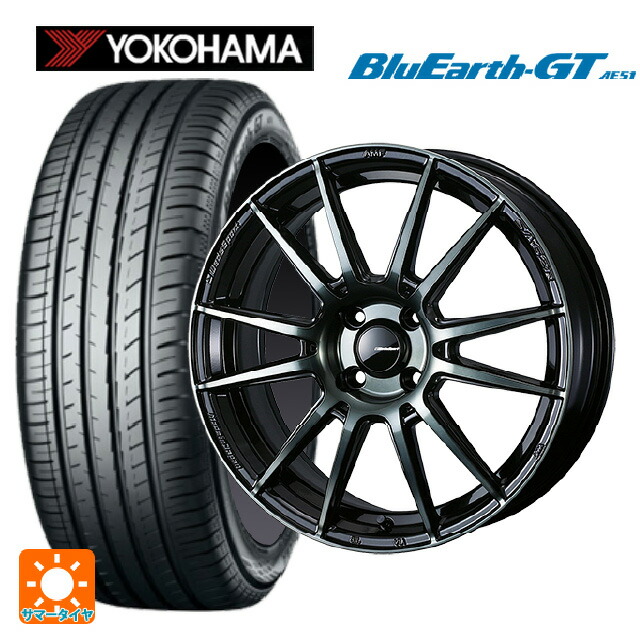 185/60R16 86H ヨコハマ ブルーアースGT AE51 ウェッズ ウェッズスポーツ SA62R WBC 16-6.5J 国産車用 サマータイヤホイール4本セット 90,530円