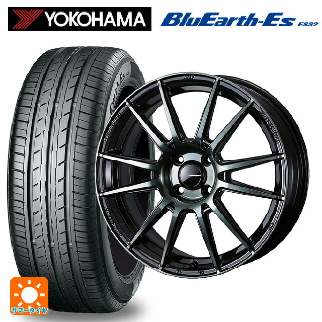 195/60R17 90H ヨコハマ ブルーアースEs ES32 # ウェッズ ウェッズスポーツ SA62R WBC 17-6.5J 国産車用 サマータイヤホイール4本セット|タイヤホイール専門店コニシタイヤ