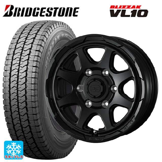トヨタ ハイエース(200系)用 2025年製 195/80R15 107/105N ブリヂストン ブリザック VL10 正規品 # ウェッズ ウェッズ アドヴェンチャー スタットベルグ ブラックポリッシュ ブロンズクリア 新品スタッドレスタイヤホイール 4本セット
