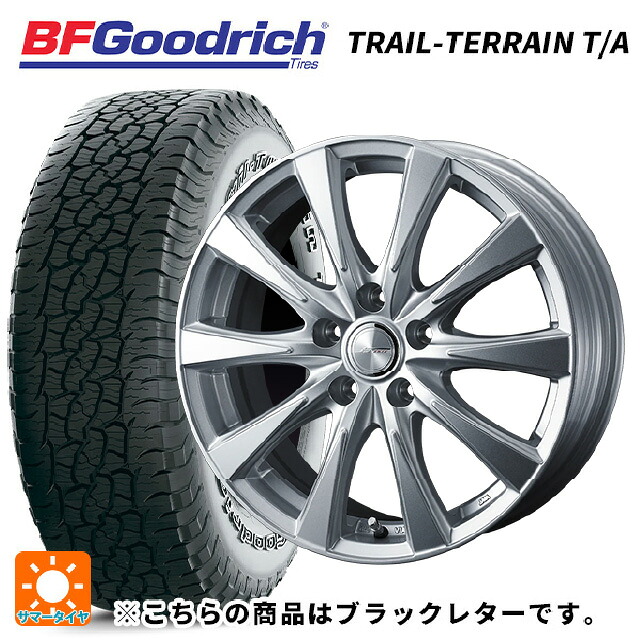 スバル レガシィアウトバック(BS系)用 225/55R18 102H XL BFグッドリッチ トレイルテレーン T/A ブラックレター 正規品 ウェッズ ジョーカー スピリッツ シルバー 新品サマータイヤホイール 4本セット|タイヤホイール専門店コニシタイヤ