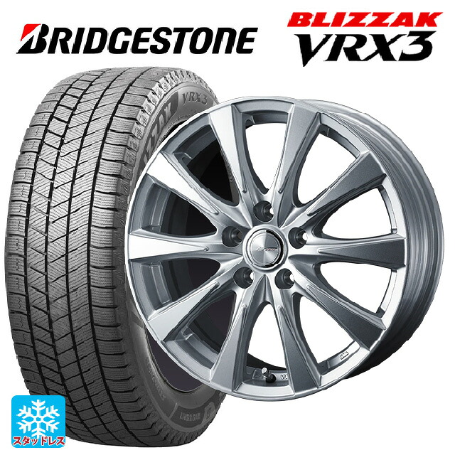 スバル レヴォーグ(VN系)用 225/45R18 91Q ブリヂストン ブリザック VRX3 正規品 # ウェッズ ジョーカー スピリッツ シルバー 新品スタッドレスタイヤホイール 4本セット｜タイヤホイール専門店コニシタイヤ