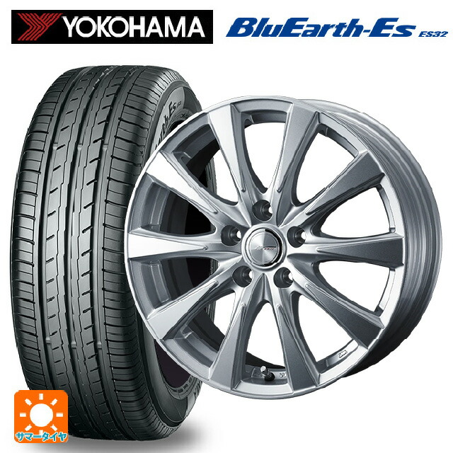 スバル レヴォーグ(VN系)用 225/45R18 95W ヨコハマ ブルーアースEs ES32 # ウェッズ ジョーカー スピリッツ シルバー 新品サマータイヤホイール 4本セット 95,189円