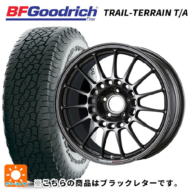 215/60R17 96H BFグッドリッチ トレイルテレーン T/A ブラックレター 正規品 エンケイ エンケイスポーツ RC-T5 Dark Silver 17-7J 国産車用 サマータイヤホイール4本セット