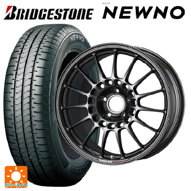 トヨタ GRカローラ(4BA-GZEA14H)用 235/40R18 95W XL ブリヂストン ニューノ 正規品 # エンケイ エンケイスポーツ RC-T5 Dark Silver 新品サマータイヤホイール 4本セット 169,820円