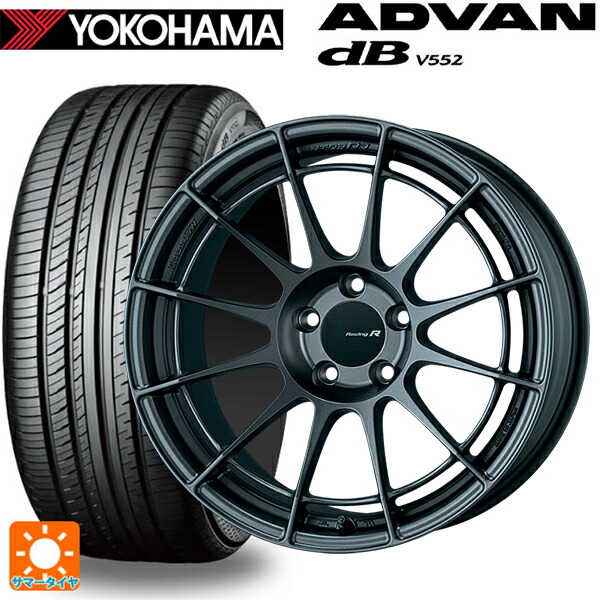 トヨタ bZ4X(11/15系)用 235/60R18 107W XL ヨコハマ アドバンデシベル V552 for SUV 正規品 エンケイ レーシングレボリューション NT03RR マットダークガンメタリック 新品サマータイヤホイール 4本セット 147,525円
