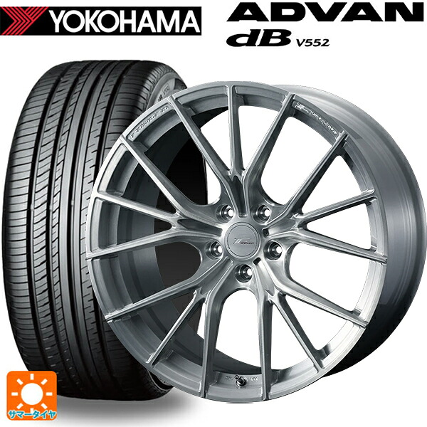 マツダ CX-80(KL5/KL3系)用 235/60R18 107W XL ヨコハマ アドバンデシベル V552 for SUV 正規品 ウェッズ エフゼロ FZ-1 BRUSHED 新品サマータイヤホイール 4本セット 200,520円