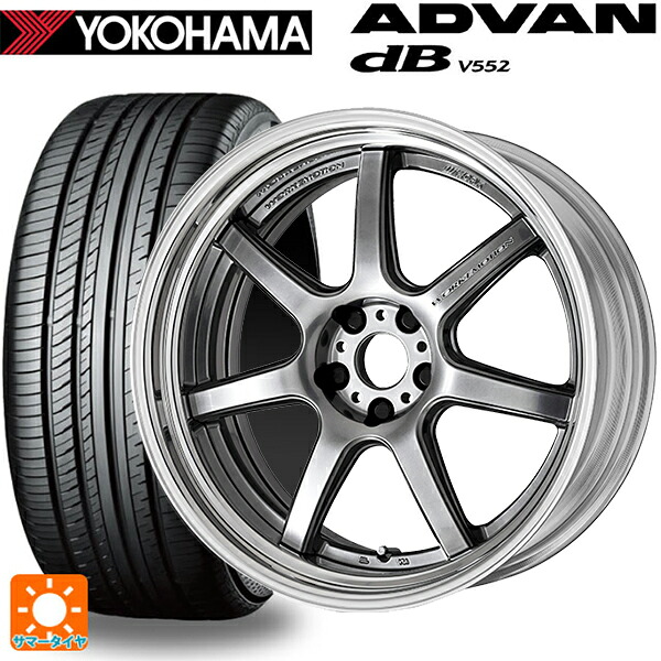 235/60R18 107W XL ヨコハマ アドバンデシベル V552 for SUV 正規品 ワーク エモーション T7R 2P GTS 18-8J 国産車用 サマータイヤホイール4本セット