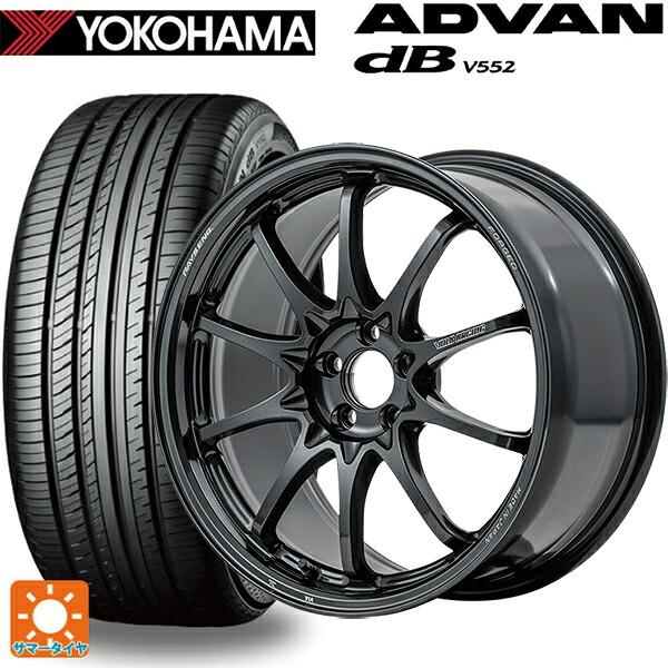 235/60R18 107W XL ヨコハマ アドバンデシベル V552 for SUV 正規品 レイズ ボルクレーシング CE28N プラス MM 18-8J 国産車用 サマータイヤホイール4本セット|タイヤホイール専門店コニシタイヤ