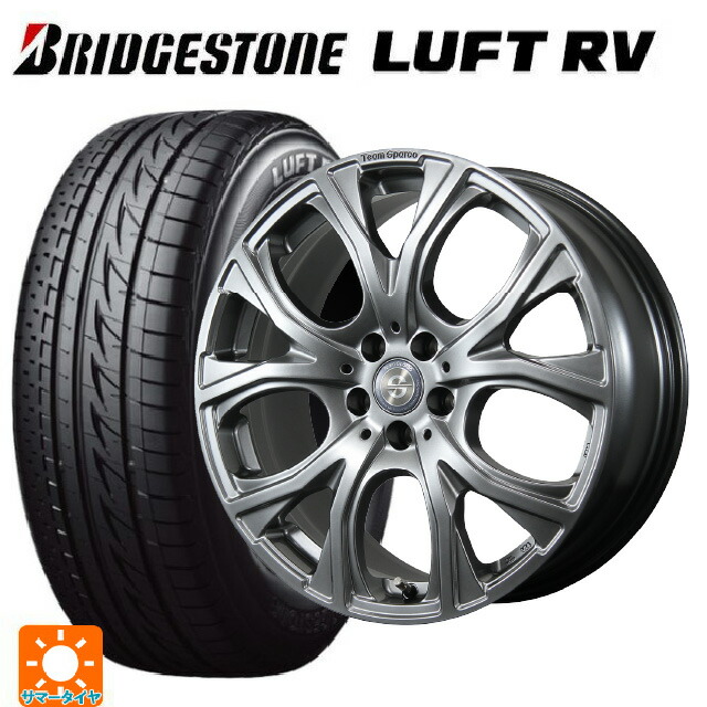 ミニ エースマン(J05)用 225/45R18 95W XL ブリヂストン ルフトRV(日本製) 正規品 トピー チームスパルコ ヴェネージュ H/MG 新品サマータイヤホイール 4本セット