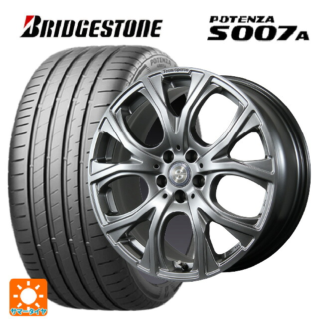 ミニ カントリーマン(U25)用 245/45R19 102Y XL ブリヂストン ポテンザ S007A 正規品 トピー チームスパルコ ヴェネージュ H/MG 新品サマータイヤホイール 4本セット|タイヤホイール専門店コニシタイヤ