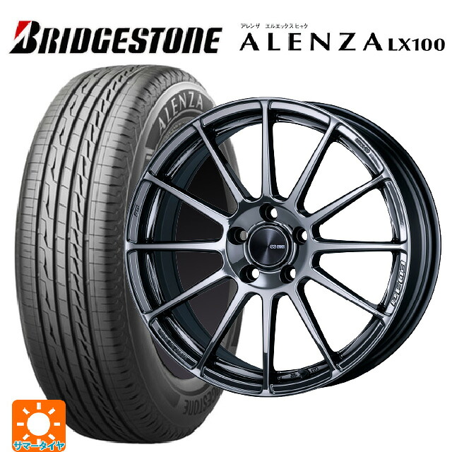 235/65R18 106S ブリヂストン アレンザLX100 正規品 # エンケイ パフォーマンスライン PF03 SBK 18-7.5J 国産車用 サマータイヤホイール4本セット