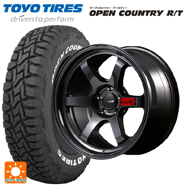 225/60R18 100Q トーヨー オープンカントリー RT ホワイトレター エムアイディー MIDレーシング R06 クリスタルブラック 18-7.5J 国産車用 サマータイヤホイール4本セット