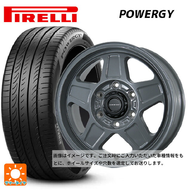 215/65R16 98H ピレリ パワジー 正規品 トピー ランドフット GWD # GRAY 16-5.5J 国産車用 サマータイヤホイール4本セット
