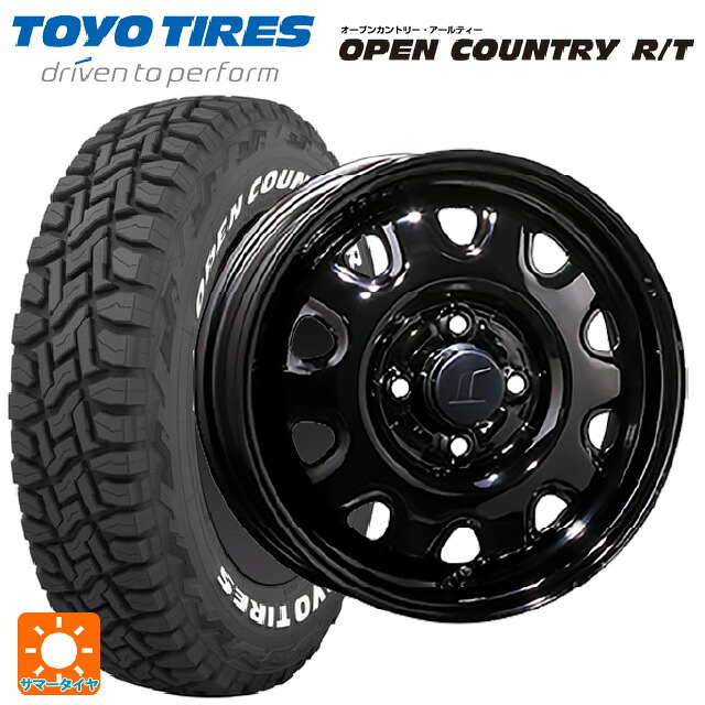 155/65R14 75Q トーヨー オープンカントリー RT ホワイトレター トピー M73 ブラック（スチール） 14-4.5J 国産車用 サマータイヤホイール4本セット