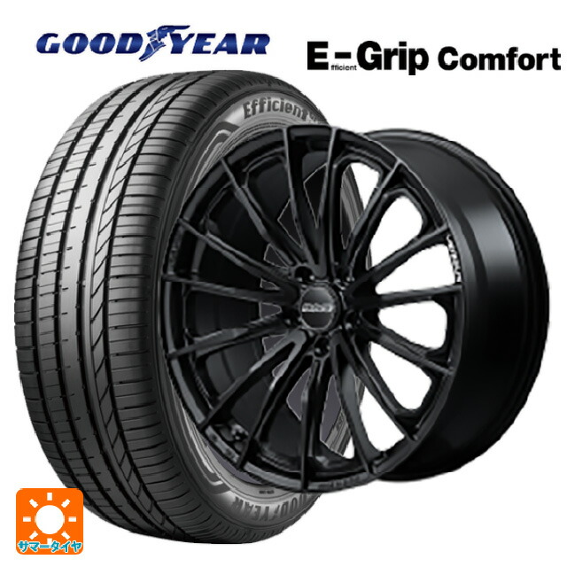 225/40R19 93W XL グッドイヤー エフィシェントグリップ コンフォート レイズ ベルサス ヴォウジェ SE BOJ 19-8J 国産車用 サマータイヤホイール4本セット