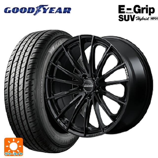 225/65R18 103H グッドイヤー エフィシェントグリップSUV HP01 レイズ ベルサス ヴォウジェ SE BOJ 18-7J 国産車用 サマータイヤホイール4本セット