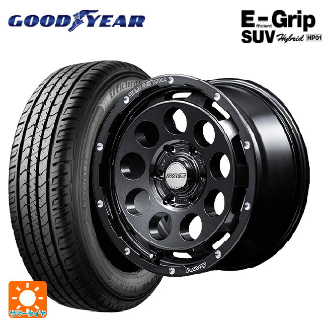 トヨタ ランドクルーザー300(300系)用 265/65R18 114V グッドイヤー エフィシェントグリップSUV HP01 レイズ チームデイトナ D9 スペックm ANL 新品サマータイヤホイール 4本セット