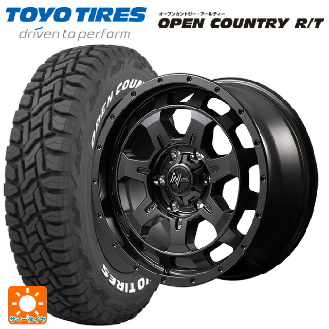 215/65R16 109/107Q トーヨー オープンカントリー RT ホワイトレター エムアイディー ナイトロパワー M7 ファランクス バレルブラック 16-6.5J 国産車用 サマータイヤホイール4本セット
