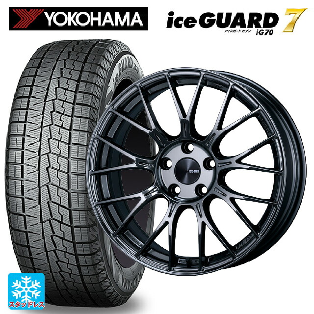 245/50R18 104Q ヨコハマ アイスガード7(IG70) エンケイ パフォーマンスライン PFM1 # SBK 18-7.5J 国産車用 スタッドレスタイヤホイール4本セット