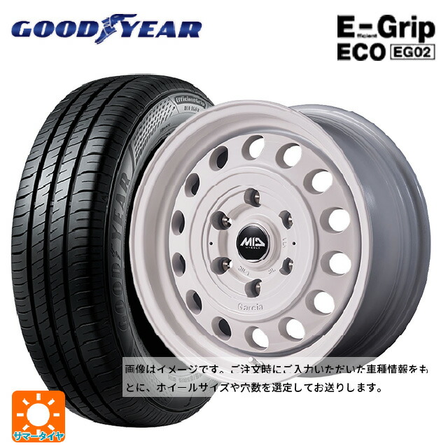 ミツビシ デリカミニ(4WD車)(B3系)用 165/60R15 77H グッドイヤー エフィシェントグリップ エコ EG02 エムアイディー ガルシア シスコ タイプ2 オールドイングリッシュホワイト 新品サマータイヤホイール 4本セット 71,731円